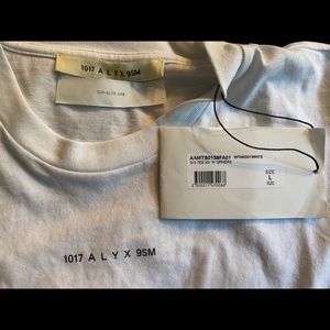 Brand New 1017 ALYX 9SM A Sphere White Shirt
